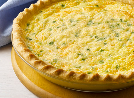 Canadian Bacon and Cheddar Quiche Recipe