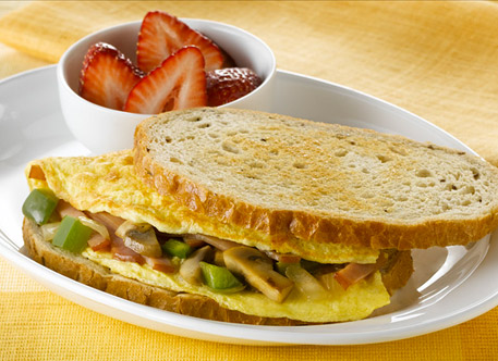 Denver Omelet Sandwich