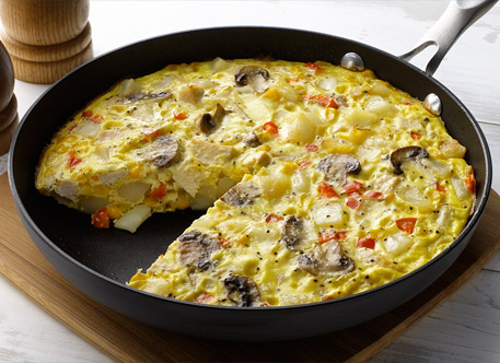 Hearty Chicken and Vegetable Frittata Recipe