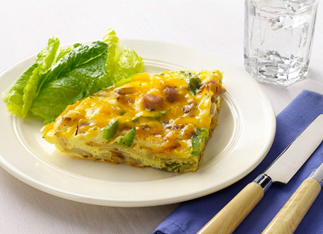 Country-Style Ham and Potato Frittata