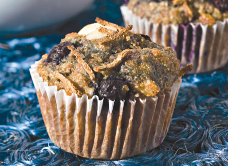 Fresh Ginger Blueberry Energy Muffins Recipe