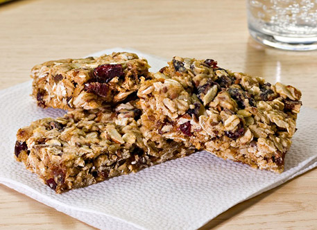 Chewy Fruit & Flax Granola Bars