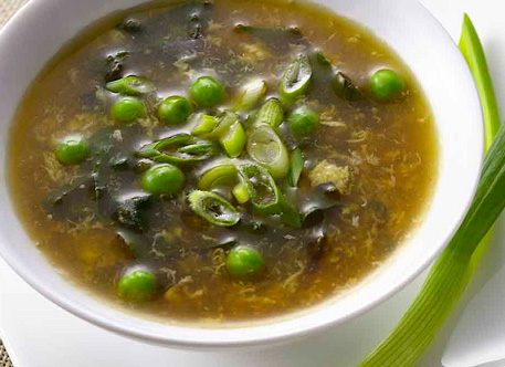 Gingery Egg Drop Soup with Greens Recipe