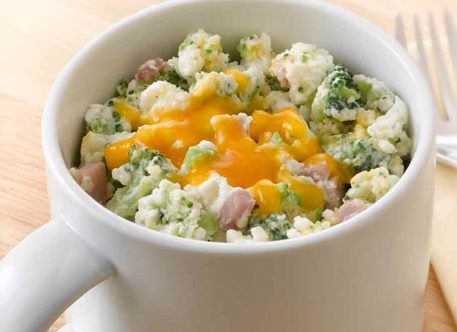 Cheese and Broccoli Egg Whites Mug Recipe