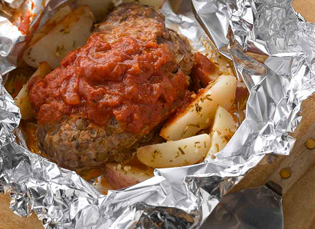 Italian Meat Loaf Packets Recipe