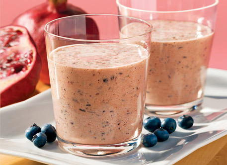 Blueberry Pomegranate Protein Smoothie Recipe